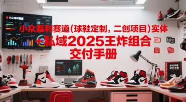 小众暴利赛道(球鞋定制，二创项目)实体+私域2025王炸组合 ?交付手册