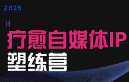 2025治愈自媒体IP训练营，专为疗愈领域从业者打造