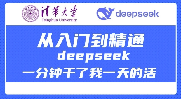 清华讲DeepSeek最齐实例教程，实用教程，deepseek一分钟干了我一天的活